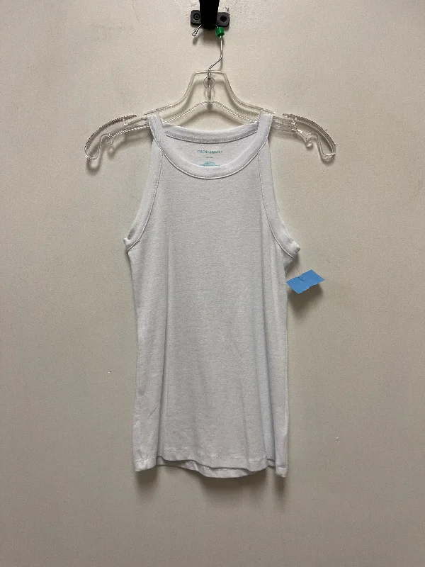 Top Sleeveless By Cynthia Rowley In White, Size: Sp