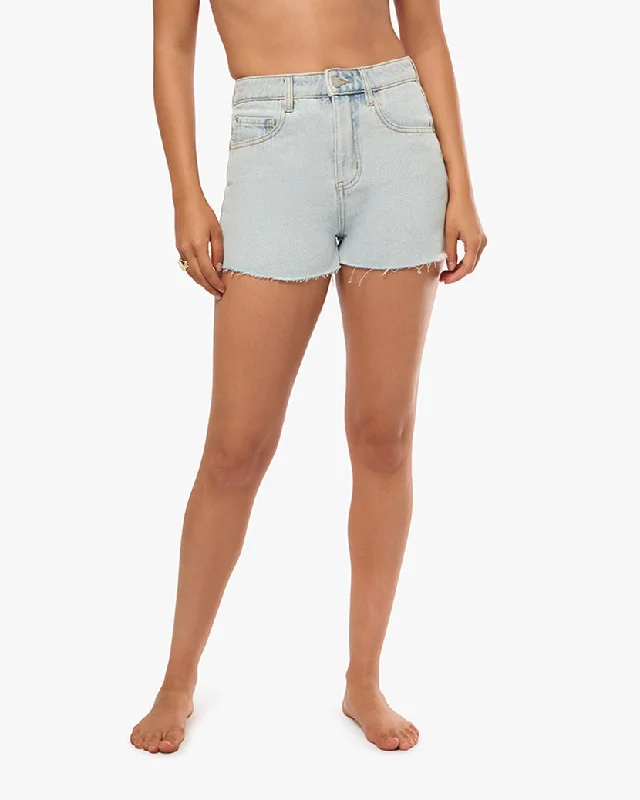 Denim High Rise Short