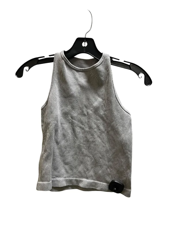 Top Sleeveless By Free People In Grey, Size: Xs