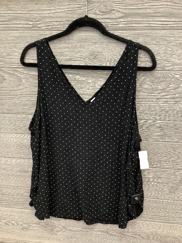 Top Sleeveless By Old Navy In Polkadot Pattern, Size: Xl