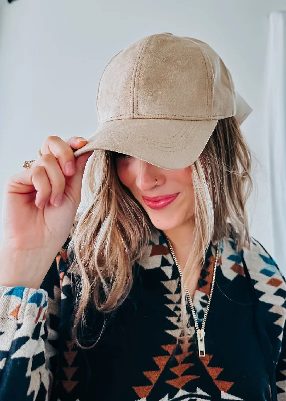 Sala Suede Boyfriend Cap