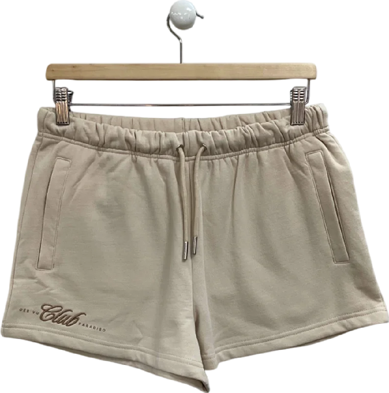 Des Vu Beige Club Paradiso Shorts UK S