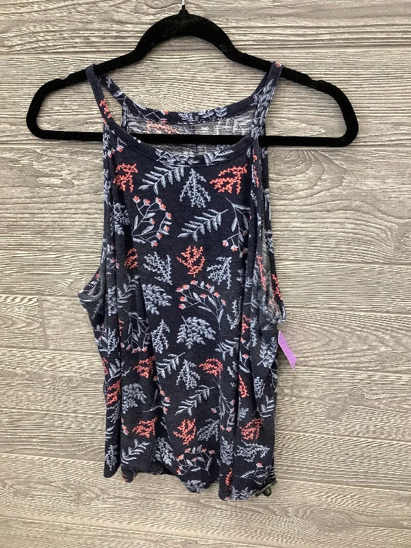 Top Sleeveless By Gap In Blue, Size: Xl