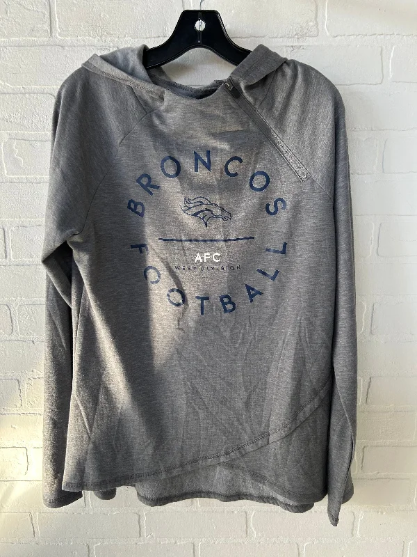 Sweatshirt Crewneck By Nfl In Grey, Size: L