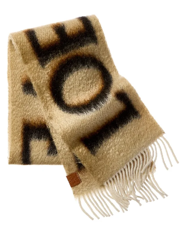 Loewe Wool & Mohair-Blend Scarf