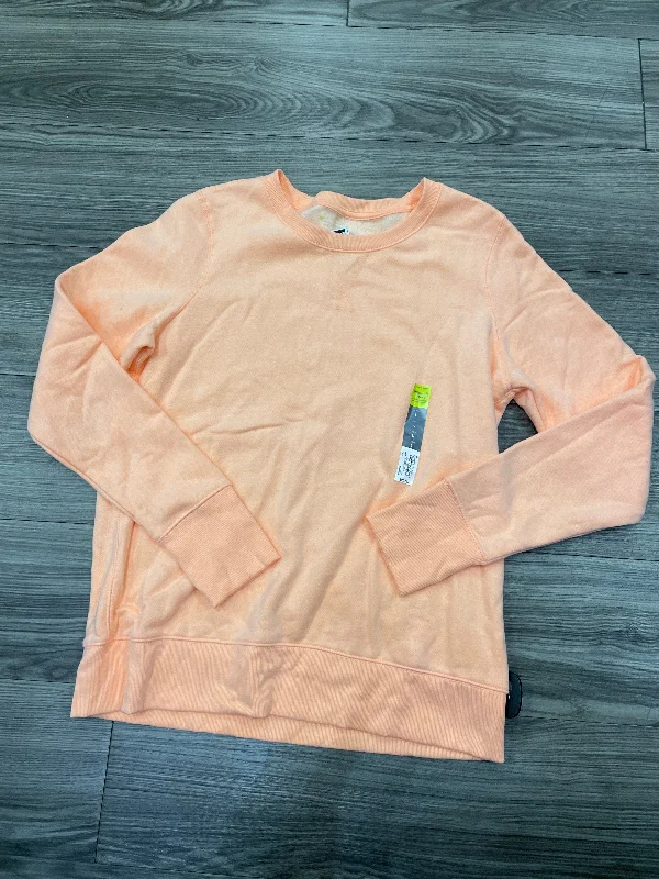 Sweatshirt Crewneck By Tek Gear In Coral, Size: L