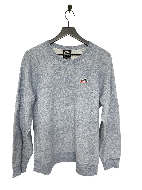 Sweatshirt Crewneck By Nike Apparel In Blue, Size: L