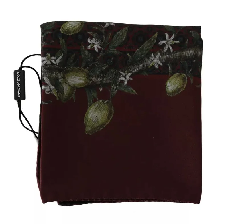 Dolce & Gabbana  100% Silk Floral Wrap Women Women's Scarf