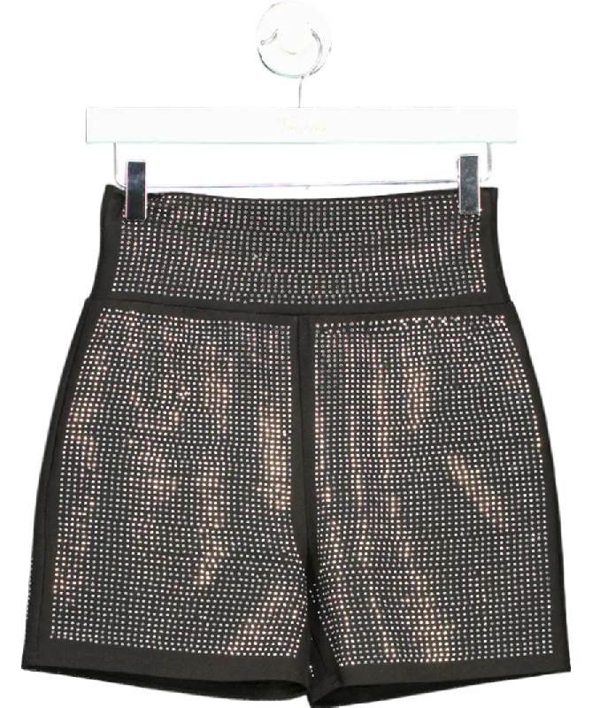 I.AM.GIA Black Silver Gems Shorts UK S