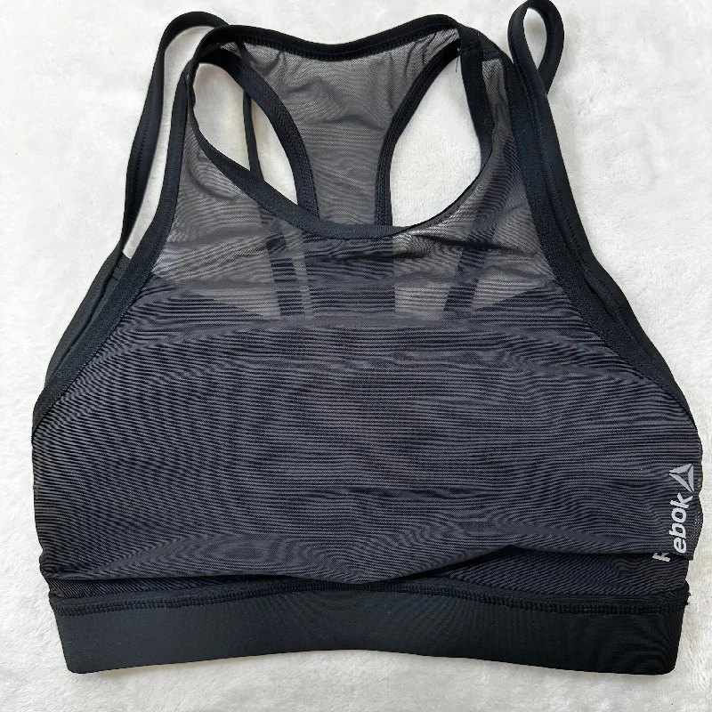 Athletic Bra By Reebok In Black, Size: Xs