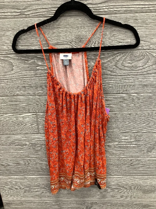 Top Sleeveless By Old Navy In Orange, Size: Xl