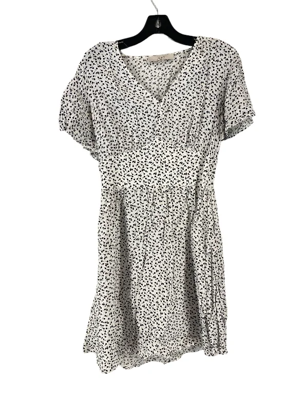 Dress Casual Short By Loft In Black & White, Size: 4