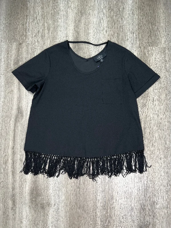 Black Top Short Sleeve DASH, Size Xs