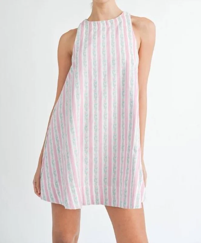 Dover Mini Dress In Pink