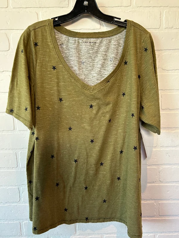 Green Top Short Sleeve Lane Bryant, Size 1x