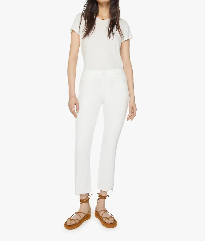 Insider Crop Step Fray Jeans In Fairest Of Them All