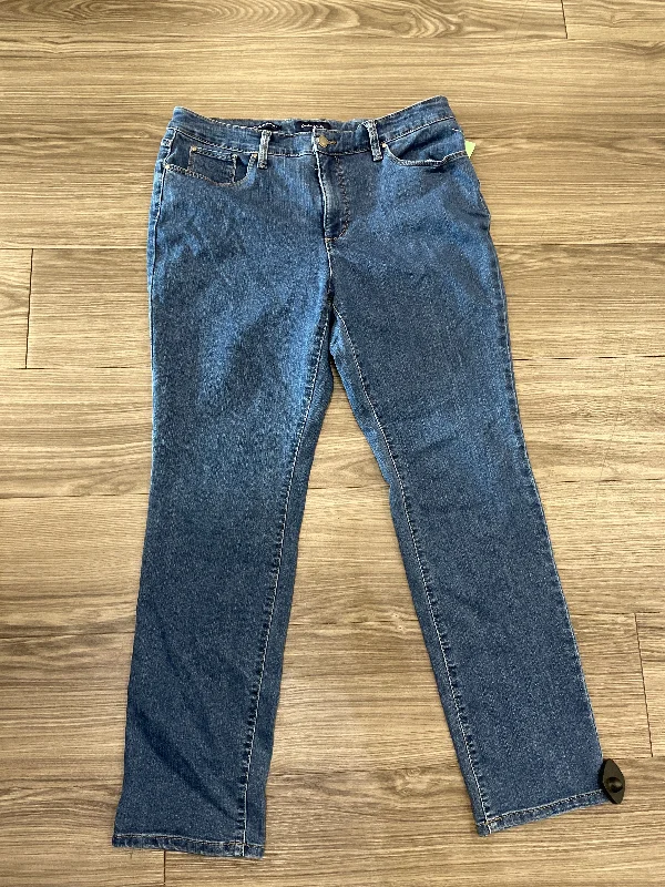 Jeans Straight By Charter Club In Blue, Size: 14