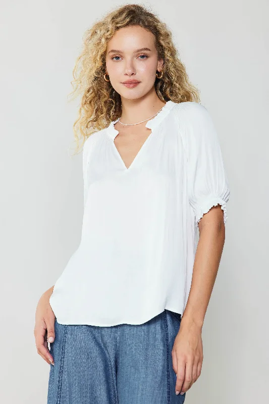 Ruffled Cuff Blouse