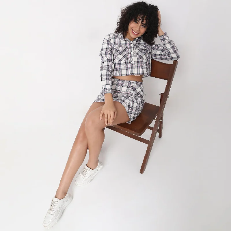 Regular Fit Checkered Shirt