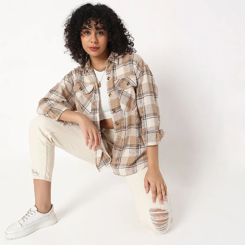 Regular Fit Checkered Shirt