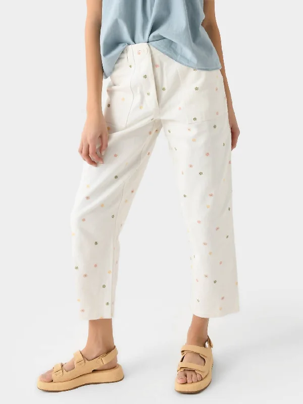 Mael Pant In Cream