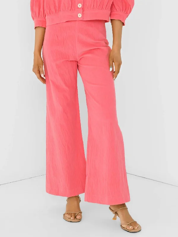 Matador Pant In Pink Corduroy