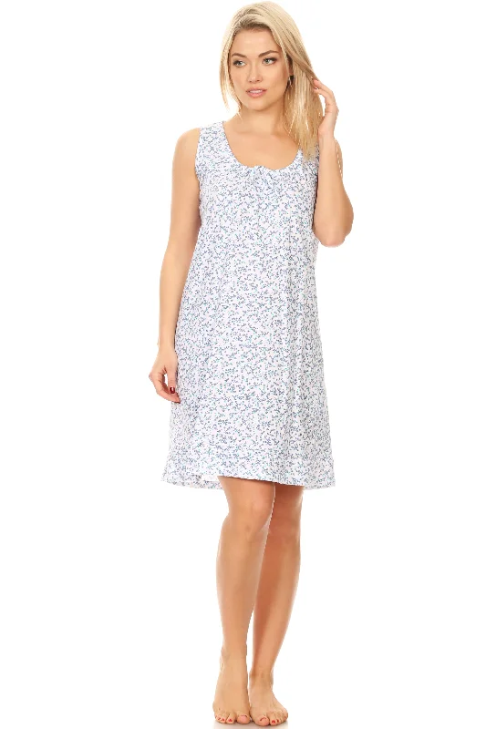 903 Women Nightgowns Sleepshirts Sleeveless Sleepwear Designed For Comfort And Style